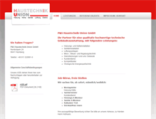 Tablet Screenshot of haustechnikunion.info